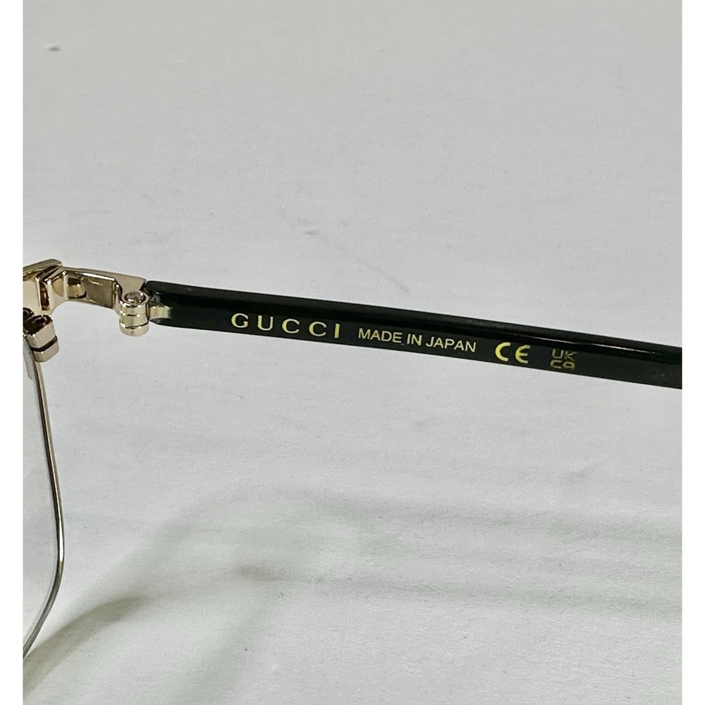 Gucci Eyeglasses Frames Only, GG0130OZ 001, 53-18-145, Black, Made in Japan - Picture 6 of 8